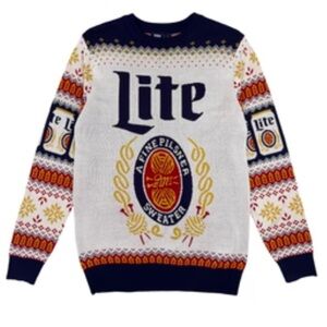 Miller Lite Holiday Sweater + extra gift !